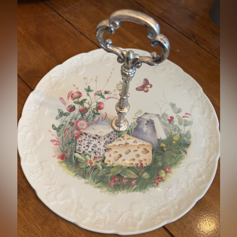 Vintage French Lierre Sauvage CSP Cheese Board - Picture 1 of 4